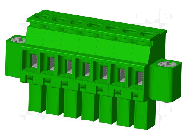 Connector: ontkoppelbare terminal strip; stekker; vrouwelijk Connector: ontkoppelbare terminal strip; stekker; vrouwelijk